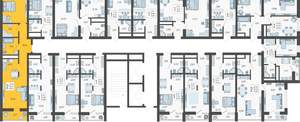 2-к квартира, вторичка, 51м2, 10/19 этаж