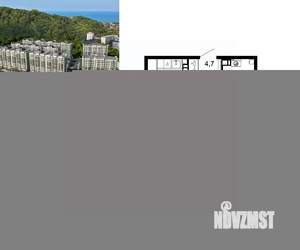 1-к квартира, вторичка, 39м2, 7/12 этаж