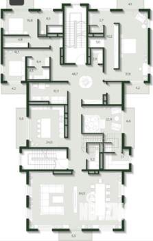 5-к квартира, вторичка, 349м2, 7/9 этаж