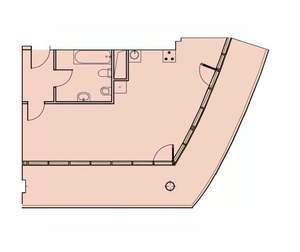 1-к квартира, вторичка, 81м2, 6/24 этаж