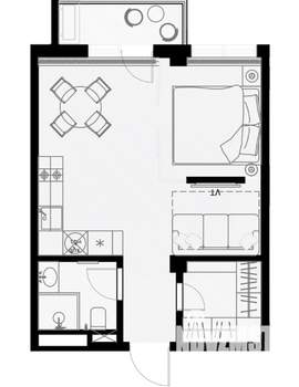 1-к квартира, вторичка, 39м2, 3/7 этаж