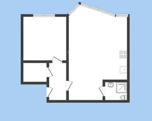2-к квартира, вторичка, 58м2, 2/16 этаж