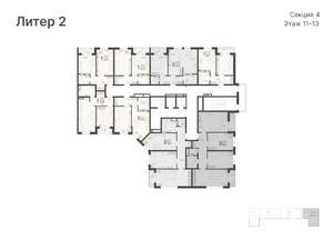 1-к квартира, вторичка, 52м2, 13/20 этаж
