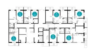 2-к квартира, вторичка, 43м2, 1/12 этаж