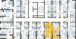 1-к квартира, вторичка, 39м2, 9/19 этаж