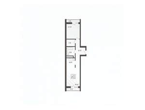 2-к квартира, вторичка, 51м2, 11/19 этаж