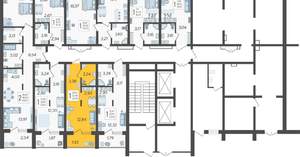 Студия квартира, вторичка, 25м2, 1/19 этаж