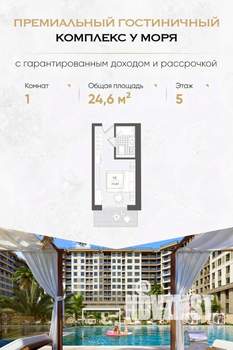 1-к квартира, вторичка, 25м2, 5/10 этаж