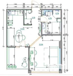 1-к квартира, вторичка, 35м2, 2/13 этаж