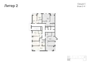 1-к квартира, вторичка, 34м2, 2/20 этаж