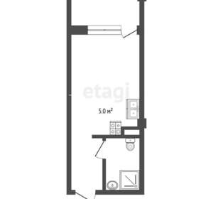 Студия квартира, вторичка, 25м2, 1/11 этаж