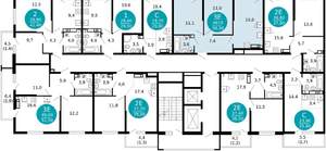 2-к квартира, вторичка, 50м2, 13/17 этаж