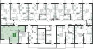 1-к квартира, вторичка, 38м2, 2/12 этаж