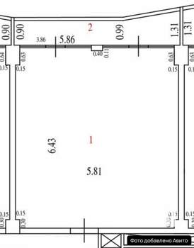 Студия квартира, вторичка, 43м2, 9/14 этаж