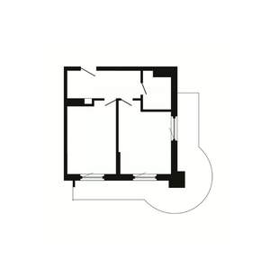 1-к квартира, вторичка, 57м2, 3/8 этаж