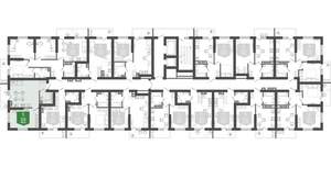 1-к квартира, вторичка, 43м2, 6/12 этаж