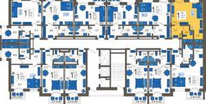 Студия квартира, вторичка, 35м2, 3/12 этаж