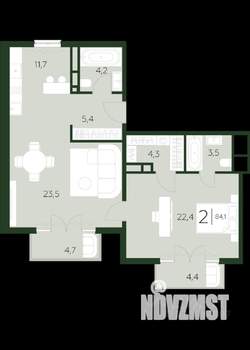3-к квартира, вторичка, 86м2, 7/9 этаж