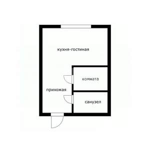 1-к квартира, вторичка, 22м2, 12/18 этаж