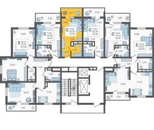 Студия квартира, вторичка, 25м2, 4/16 этаж