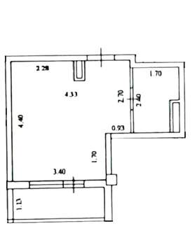 Студия квартира, вторичка, 24м2, 6/9 этаж