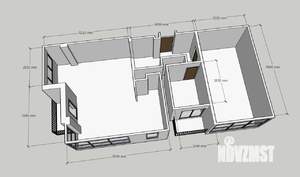 2-к квартира, вторичка, 64м2, 4/7 этаж