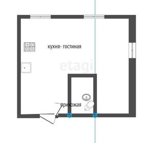 Студия квартира, вторичка, 28м2, 4/6 этаж