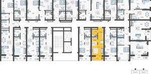 Студия квартира, вторичка, 24м2, 4/19 этаж