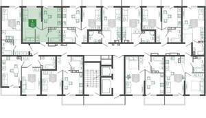 1-к квартира, вторичка, 34м2, 9/12 этаж