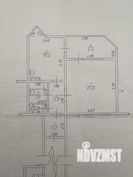 2-к квартира, вторичка, 64м2, 10/15 этаж