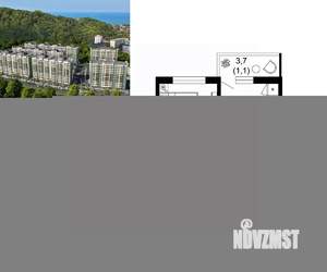 1-к квартира, вторичка, 30м2, 7/12 этаж