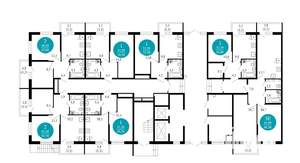 2-к квартира, вторичка, 64м2, 1/12 этаж