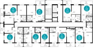 2-к квартира, вторичка, 50м2, 5/17 этаж