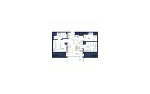 2-к квартира, строящийся дом, 84м2, 4/5 этаж