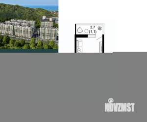 1-к квартира, вторичка, 21м2, 7/12 этаж