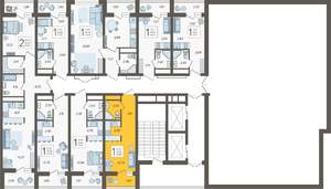 Студия квартира, вторичка, 23м2, 19/19 этаж