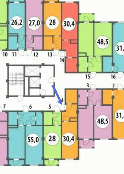 Студия квартира, вторичка, 31м2, 8/11 этаж