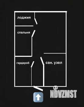 1-к квартира, вторичка, 24м2, 3/4 этаж